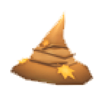 Eco Brown Earth-Wizard Hat