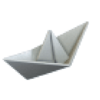 Eco Grey Origami Boat Hat