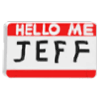 Jeff's Name Tag