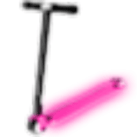 Neon Pink Scooter